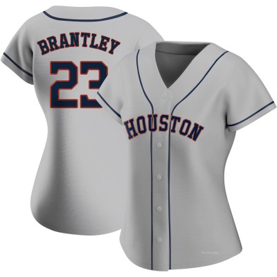 Women's Michael Brantley Houston Astros Authentic Gray Road 2020 Jersey