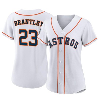 Women's Michael Brantley Houston Astros Authentic White 2022 World Series Home Jersey