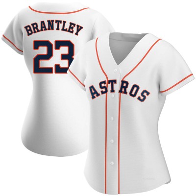 Women's Michael Brantley Houston Astros Authentic White Home Jersey