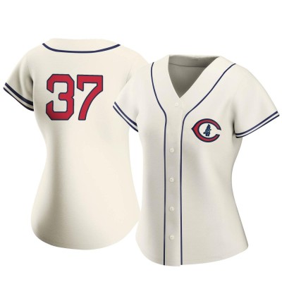 Women's Michael Hermosillo Chicago Cubs Authentic Cream 2022 Field Of Dreams Jersey