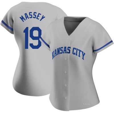 Women's Michael Massey Kansas City Royals Authentic Gray 2022 Road Jersey