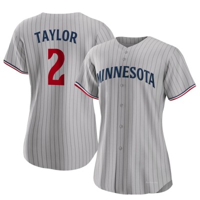 Women's Michael Taylor Minnesota Twins Authentic Gray Road Jersey