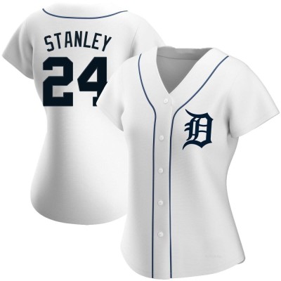 Women's Mickey Stanley Detroit Tigers Authentic White Home Jersey