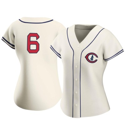 Women's Miguel Amaya Chicago Cubs Authentic Cream 2022 Field Of Dreams Jersey