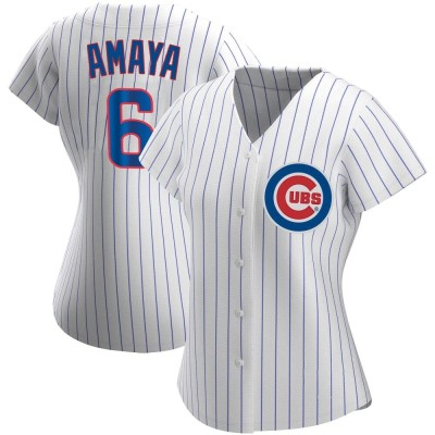 Women's Miguel Amaya Chicago Cubs Authentic White Home Jersey