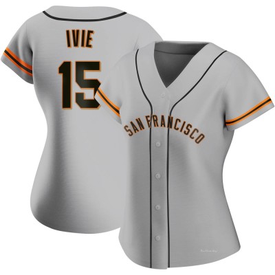 Women's Mike Ivie San Francisco Giants Authentic Gray Road Jersey