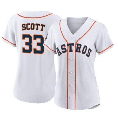 Women's Mike Scott Houston Astros Authentic White 2022 World Series Home Jersey