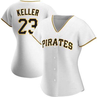 Women's Mitch Keller Pittsburgh Pirates Authentic White Home Jersey