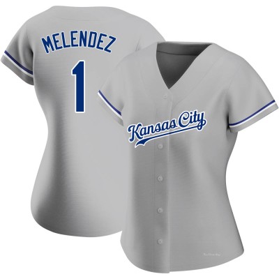 Women's MJ Melendez Kansas City Royals Authentic Gray Road Jersey