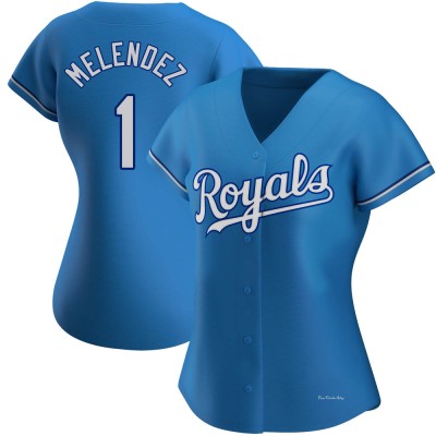 Women's MJ Melendez Kansas City Royals Authentic Light Blue Alternate Jersey