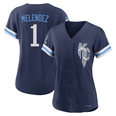 Women's MJ Melendez Kansas City Royals Authentic Navy 2022 City Connect Jersey