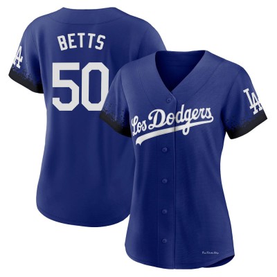 Women's Mookie Betts Los Angeles Dodgers Authentic Royal 2021 City Connect Jersey