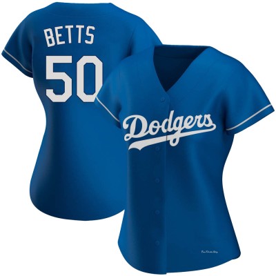 Women's Mookie Betts Los Angeles Dodgers Authentic Royal Alternate Jersey