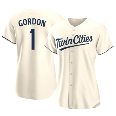 Women's Nick Gordon Minnesota Twins Authentic Cream Alternate Jersey