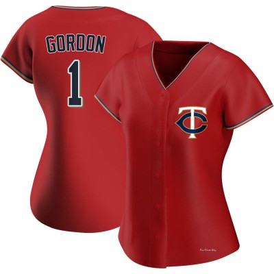 Women's Nick Gordon Minnesota Twins Authentic Red Alternate Jersey