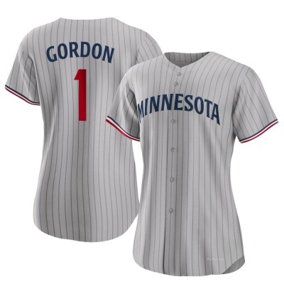 Women's Nick Gordon Minnesota Twins Replica Gray Road Jersey