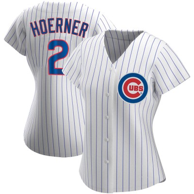 Women's Nico Hoerner Chicago Cubs Authentic White Home Jersey