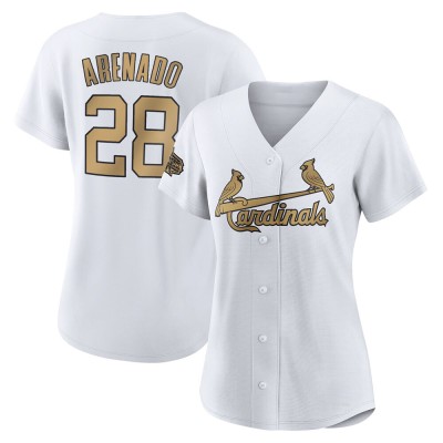 Women's Nolan Arenado St. Louis Cardinals Game White Authentic 2022 All-Star Jersey