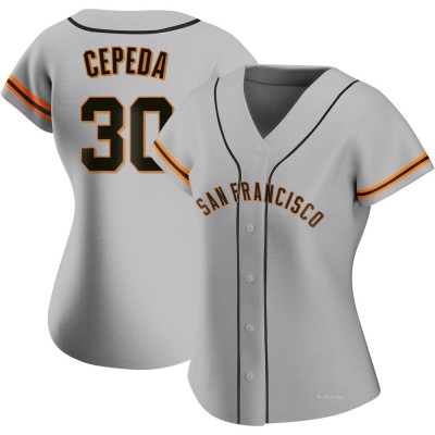 Women's Orlando Cepeda San Francisco Giants Authentic Gray Road Jersey