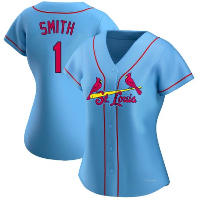 Women's Ozzie Smith St. Louis Cardinals Authentic Light Blue Alternate Jersey