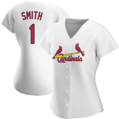 Women's Ozzie Smith St. Louis Cardinals Authentic White Home Jersey