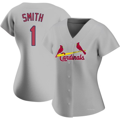 Women's Ozzie Smith St. Louis Cardinals Replica Gray Road Jersey