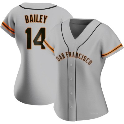 Women's Patrick Bailey San Francisco Giants Authentic Gray Road Jersey