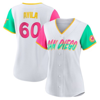 Women's Pedro Avila San Diego Padres Authentic White 2022 City Connect Jersey