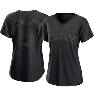 Women's Reese McGuire Boston Red Sox Authentic Black Pitch Fashion Jersey