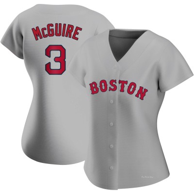 Women's Reese McGuire Boston Red Sox Authentic Gray Road Jersey