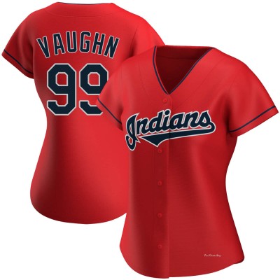 Women's Ricky Vaughn Cleveland Guardians Replica Red Alternate Jersey