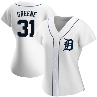 Women's Riley Greene Detroit Tigers Authentic White Home Jersey