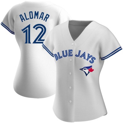 Women's Roberto Alomar Toronto Blue Jays Authentic White Home Jersey