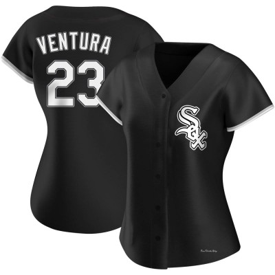 Women's Robin Ventura Chicago White Sox Authentic Black Alternate Jersey