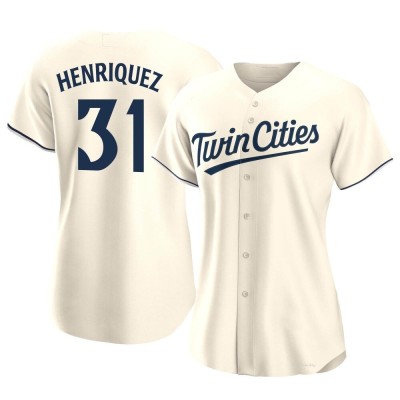 Women's Ronny Henriquez Minnesota Twins Authentic Cream Alternate Jersey