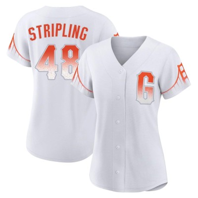 Women's Ross Stripling San Francisco Giants Authentic White 2021 City Connect Jersey