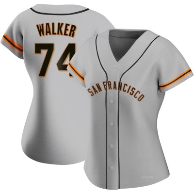 Women's Ryan Walker San Francisco Giants Authentic Gray Road Jersey