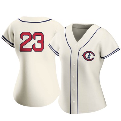 Women's Ryne Sandberg Chicago Cubs Authentic Cream 2022 Field Of Dreams Jersey