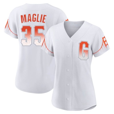 Women's Sal Maglie San Francisco Giants Authentic White 2021 City Connect Jersey