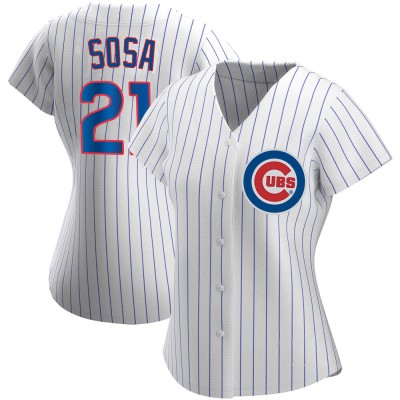 Women's Sammy Sosa Chicago Cubs Authentic White Home Jersey