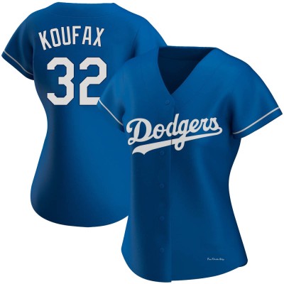 Women's Sandy Koufax Los Angeles Dodgers Authentic Royal Alternate Jersey