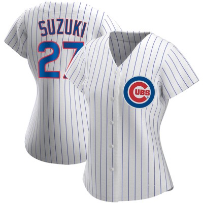 Women's Seiya Suzuki Chicago Cubs Authentic White Home Jersey