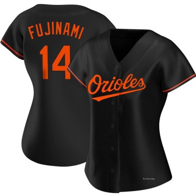 Women's Shintaro Fujinami Baltimore Orioles Authentic Black Alternate Jersey