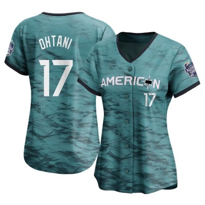 Women's Shohei Ohtani Los Angeles Angels Limited Teal American League Game 2023 All-Star Jersey