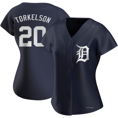 Women's Spencer Torkelson Detroit Tigers Authentic Navy Alternate Jersey