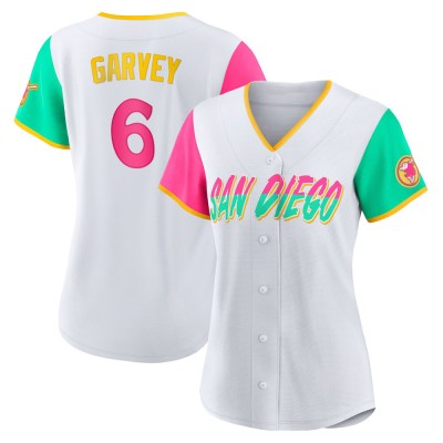 Women's Steve Garvey San Diego Padres Authentic White 2022 City Connect Jersey