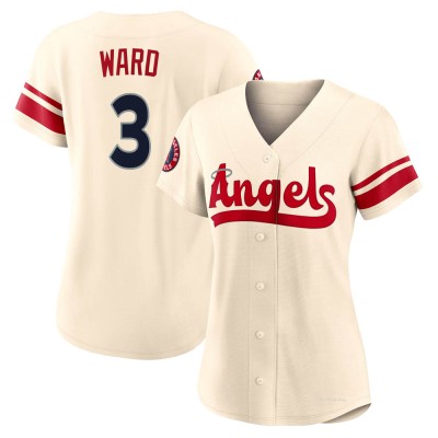 Women's Taylor Ward Los Angeles Angels Authentic Cream 2022 City Connect Jersey