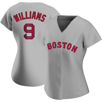 Women's Ted Williams Boston Red Sox Authentic Gray Road Jersey