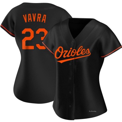 Women's Terrin Vavra Baltimore Orioles Replica Black Alternate Jersey