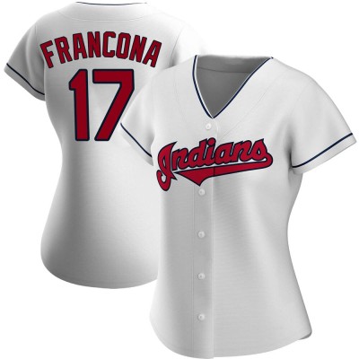 Women's Terry Francona Cleveland Guardians Authentic White Home Jersey